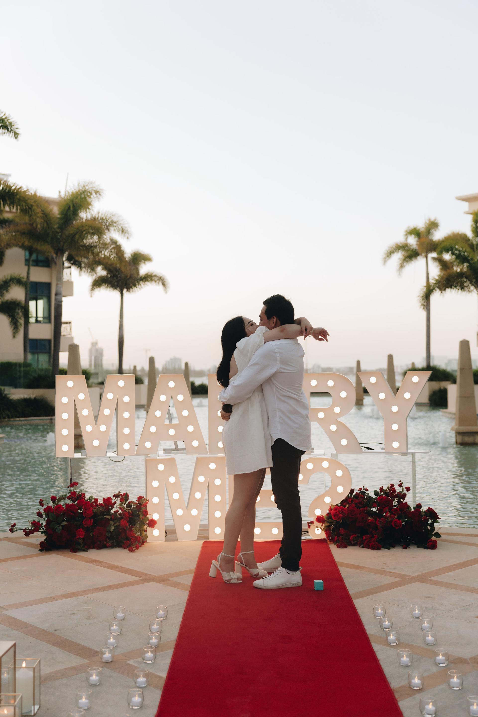 Proposal red carpet