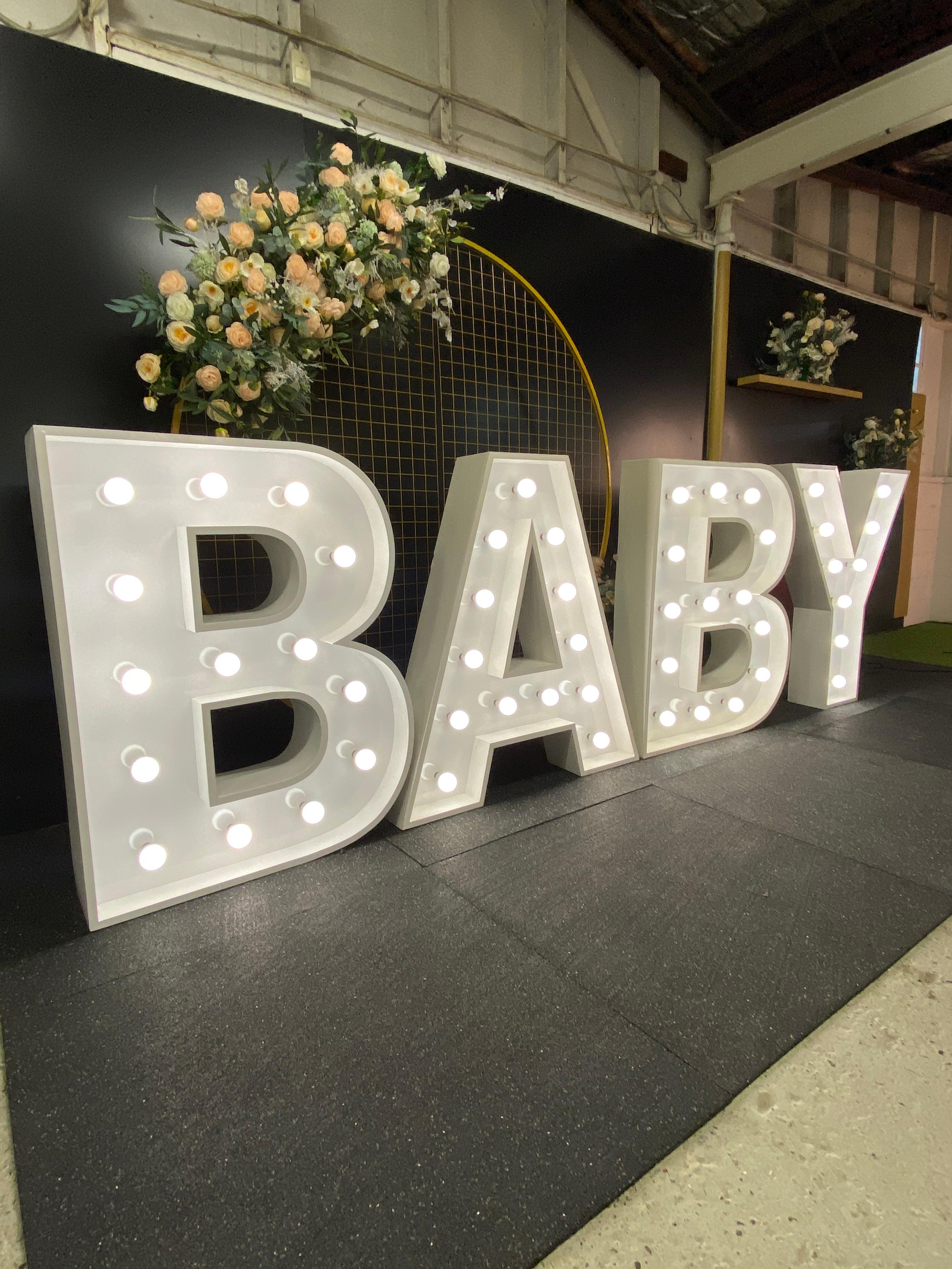 Baby light up letters