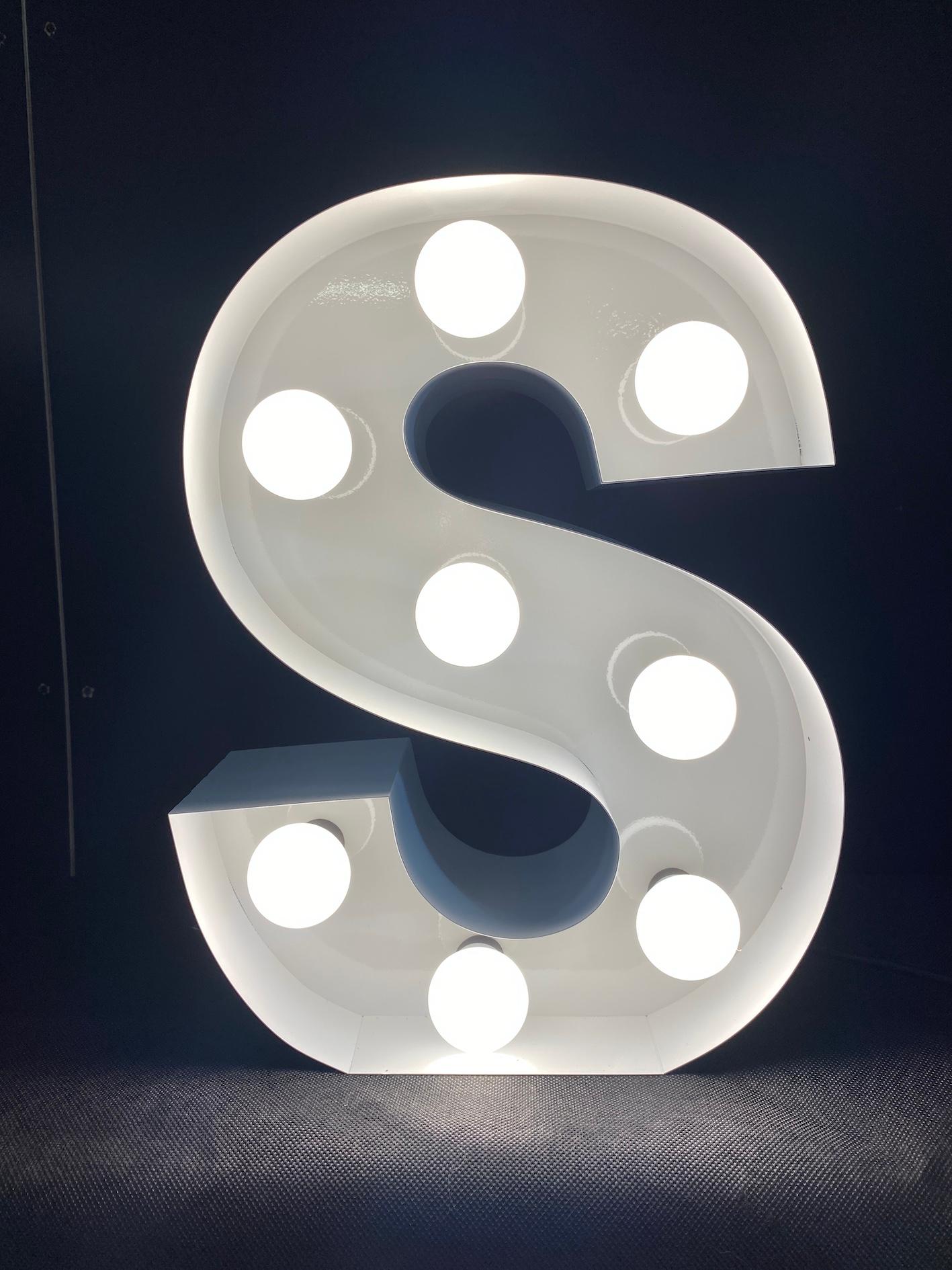 'S' (38cm light up)