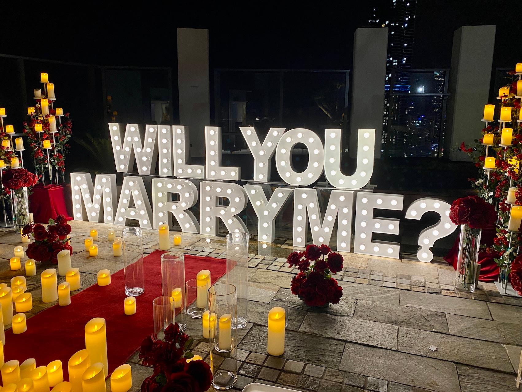 Will you marry me? proposal package