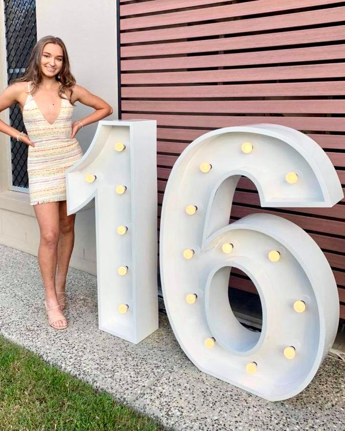 16 light up numbers